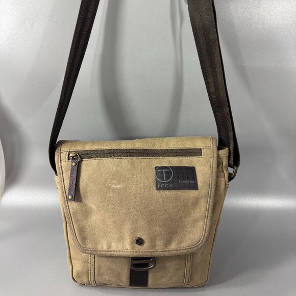 Vintage Tumi T-Tech Essential Gear Canvas Crossbody Bag - Picture 1 of 15